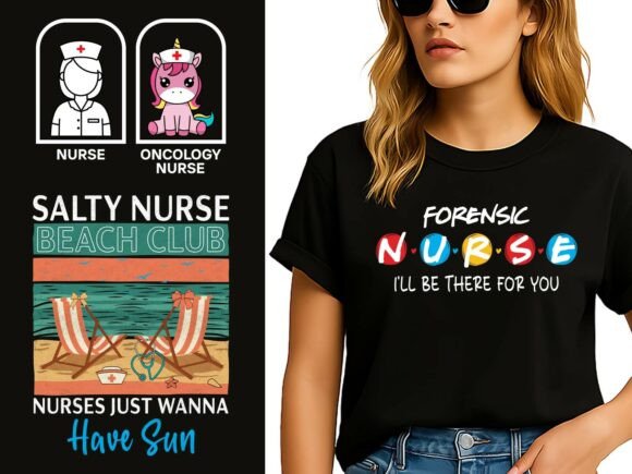 Download Fun &amp; Stylish Nurse Graphic T-shirt - Graphic Collection
