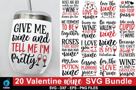 Download Valentine Wine SVG Bundle - Wine svg Collection