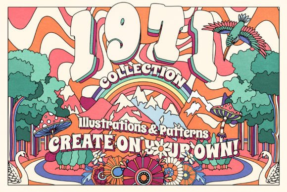 Download 1971 • Retro Graphic Collection - Graphic Collection