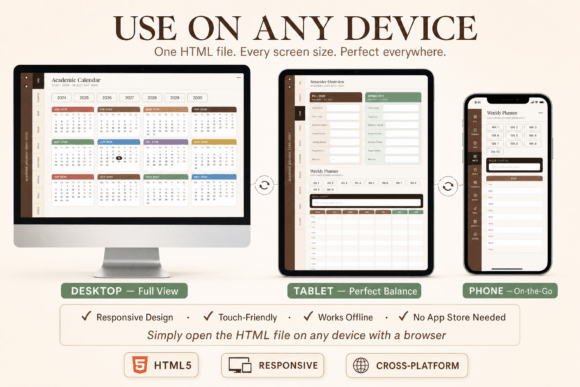 Download Aesthetic Digital Planner 2026–2030 - Aesthetic Collection