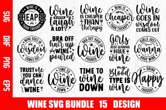 Download Wine SVG Bundle - Wine svg Collection